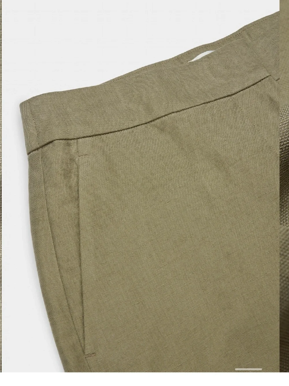 Aritzia Limitless Pant- Cruise Linen- size 2 - Sun-dried Olive Green - BNWT